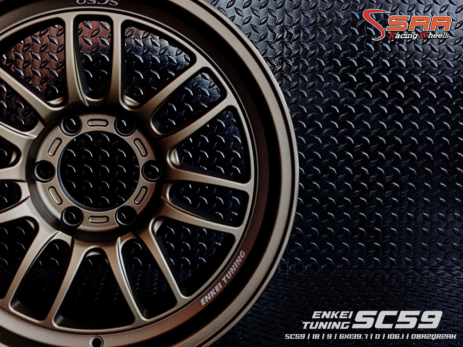 ENKEI TUNING SC59 ขอบ18 6H139.7 ET0 DBR2QR2AK ราคาพิเศษ