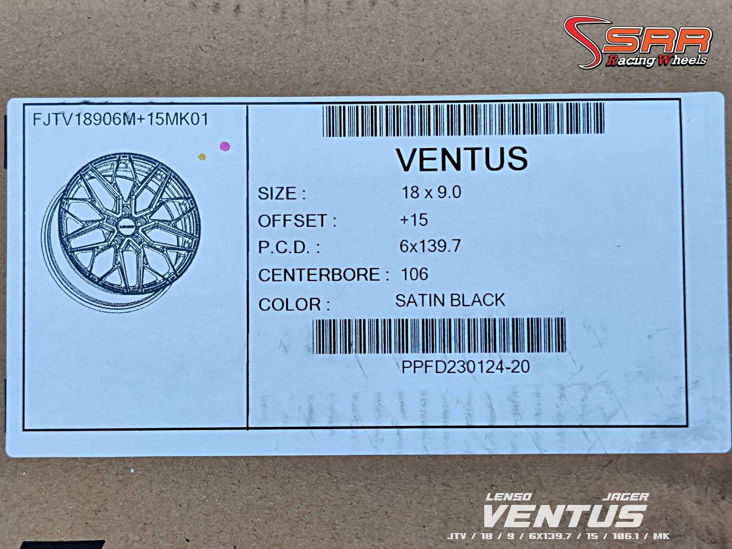 JAGER-VENTUS ขอบ18 6x139.7 ET15 MK ราคาพิเศษ