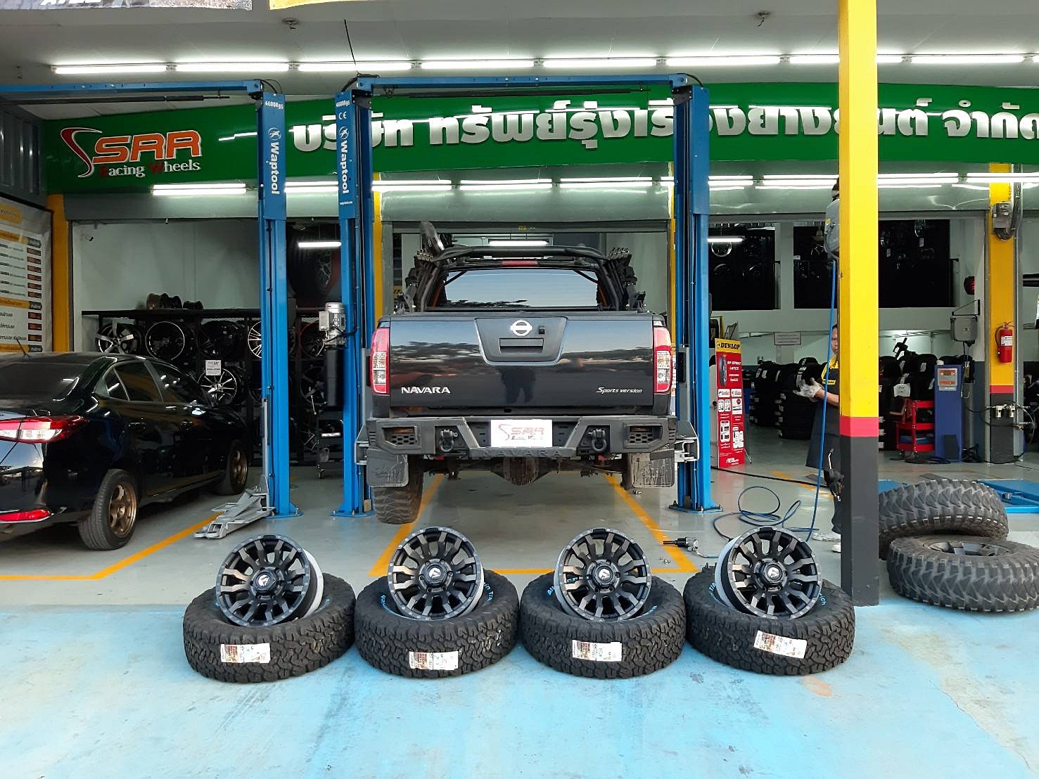 FUEL BLITZ D674 ขอบ16 ET+1 6x139.7 BLACK/MACHINED DDT
