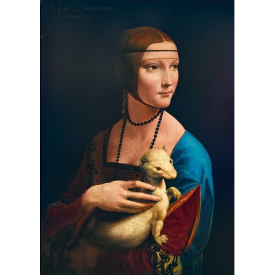 Bluebird Puzzle - Lady with an Ermine, 1489 by Leonado Da Vinci 1000 pcs.