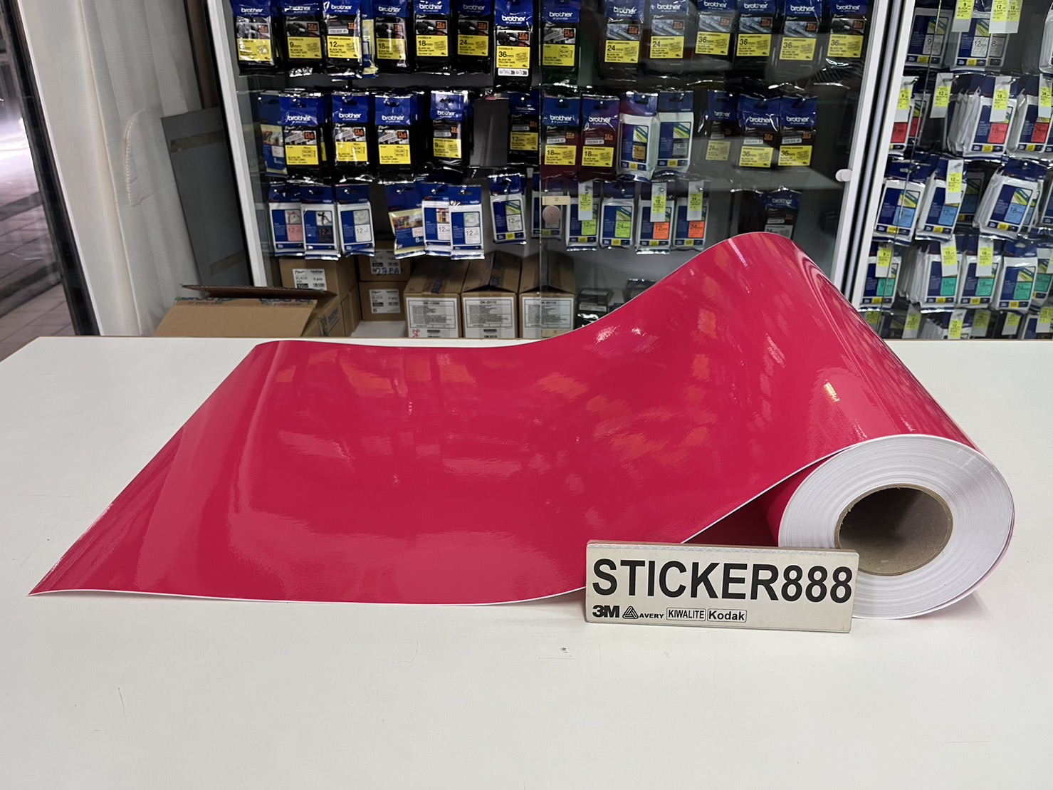 สติ๊กเกอร์โกดัก สีแดง 937 ขนาด 53 cm x 50 M KODAK Photo Sticker