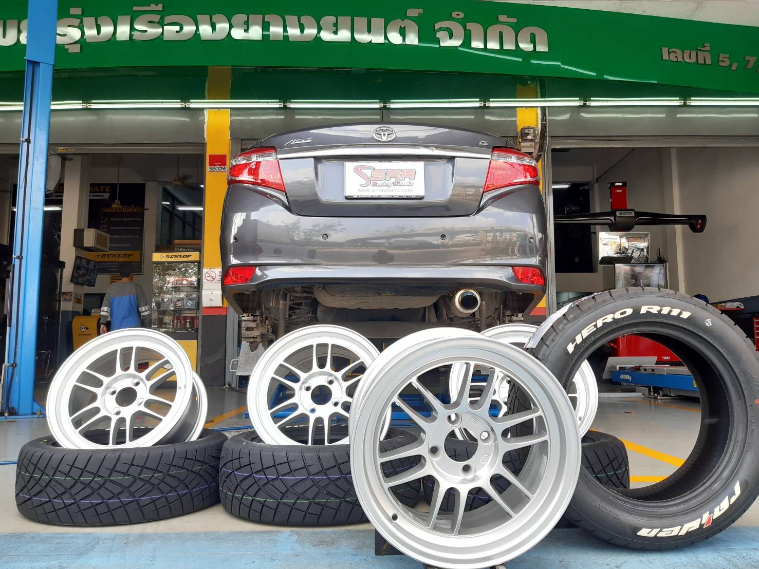 ENKEI RPF1 ขอบ15 ET+28 4x100 HGS