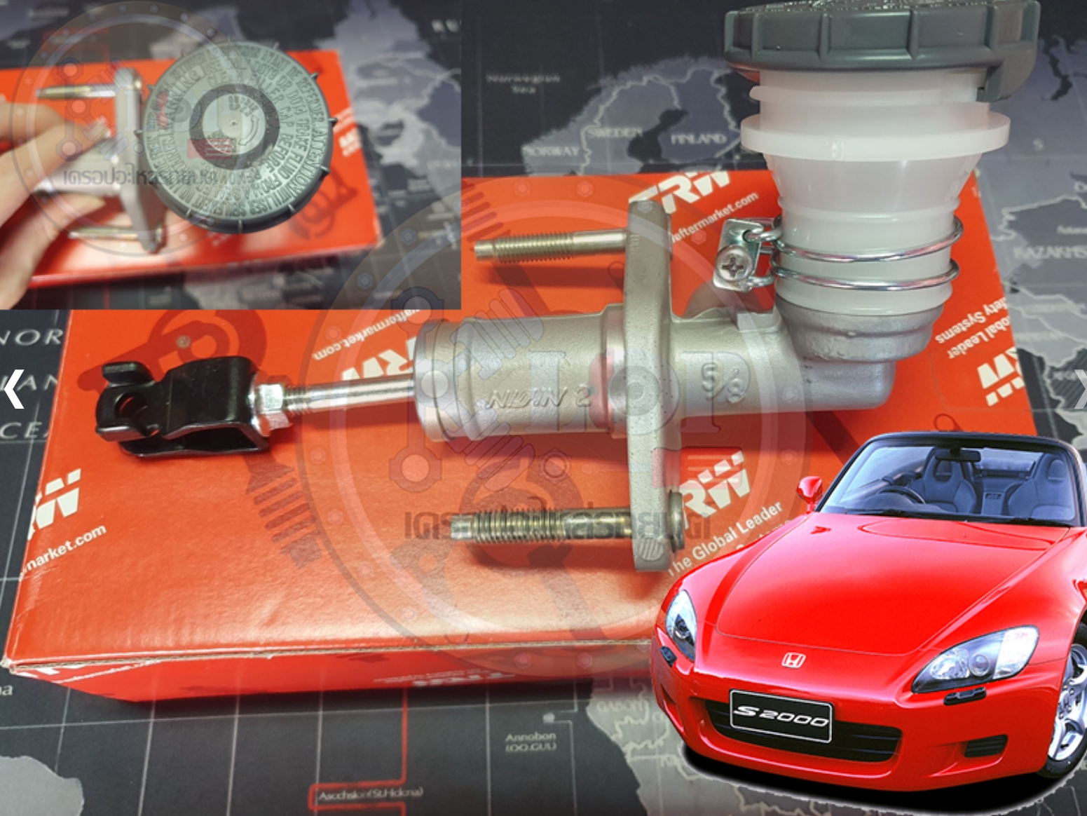 PNH800 แม่ปั๊มคลัทช์บน HONDA S2000 (AP1,AP2) 5/8" แท้ MADE IN JAPAN