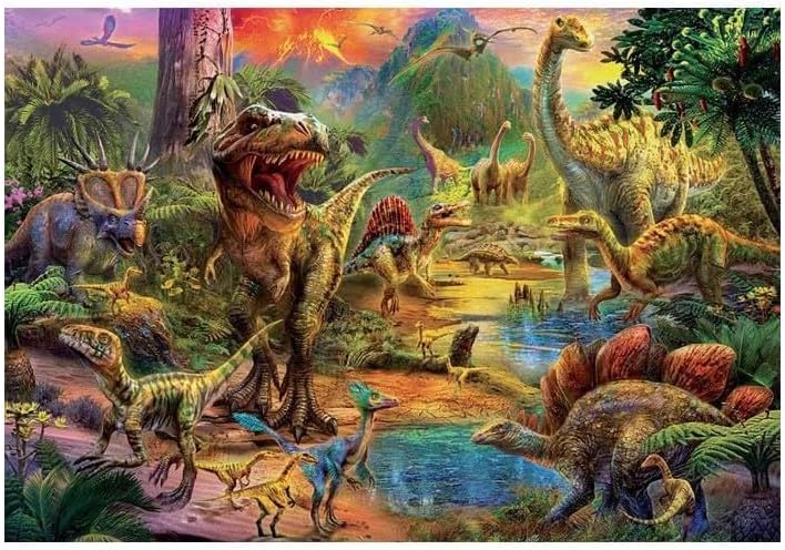 Educa - Land of Dinosaurs by Jan Patrik Krasny 1000 pcs.