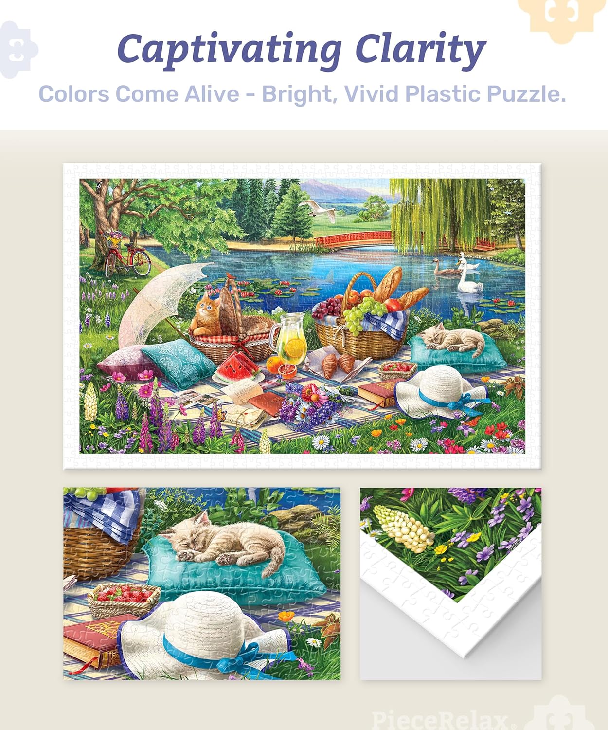 Pintoo - Kitten Picnic 1000 pcs.