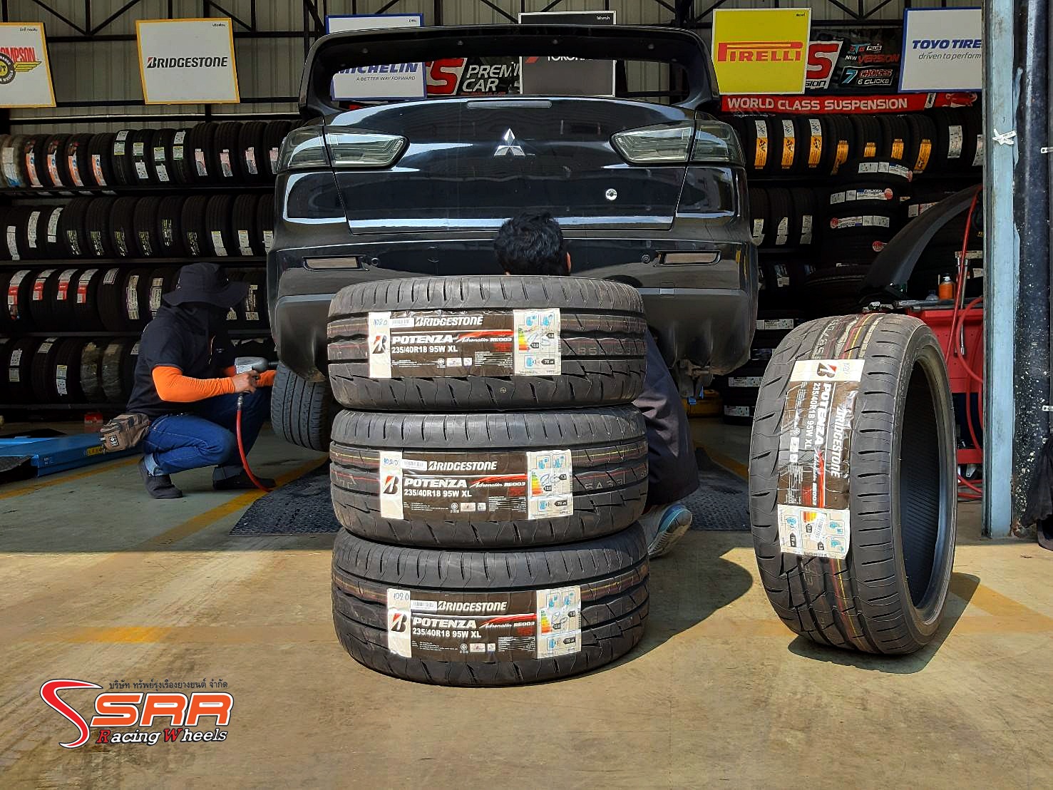 Bridgestone Potenza Adrenalin RE003 235/40R18 ยางใหม่ ลดราคาพิเศษ