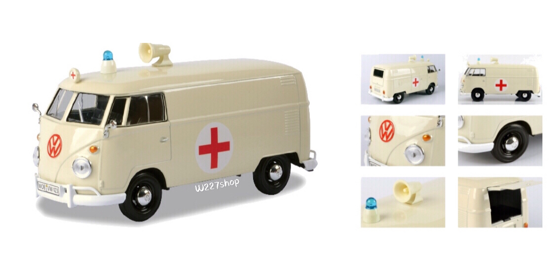รถโฟล์คตู้ Volkswagen bus scale 1:24 โมเดลรถเหล็ก (ปลีก-ส่ง)