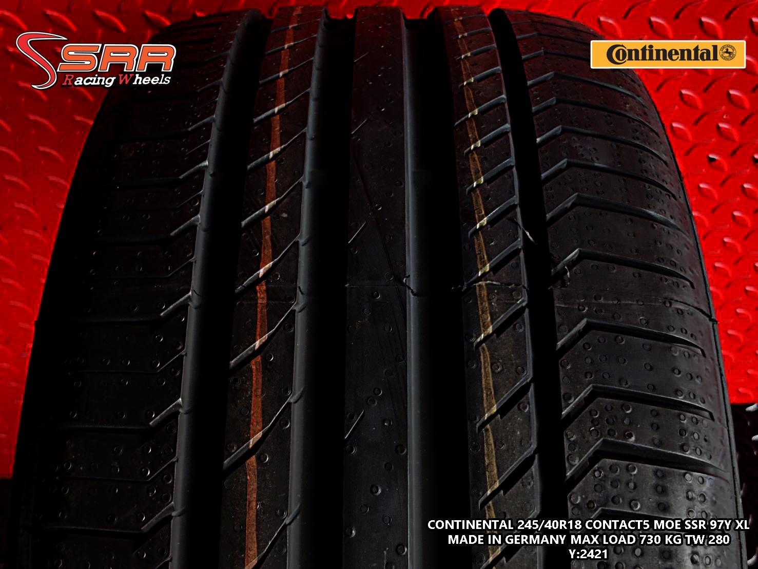 Continental ContiSportContact 5 MOE SSR 245/40R18 ลดราคาพิเศษ