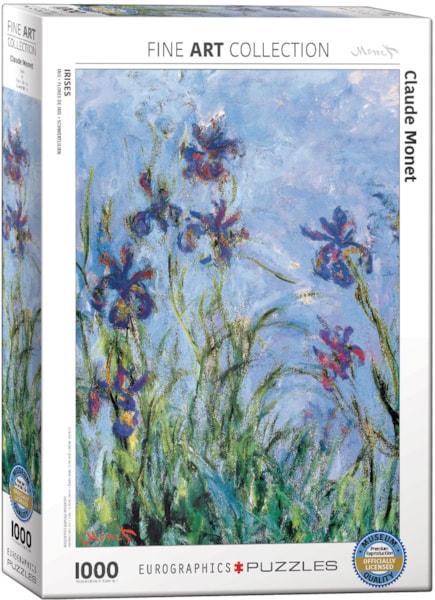 Eurographics - Irises by Claude Monet (Non-Pattern) 1000 pcs.