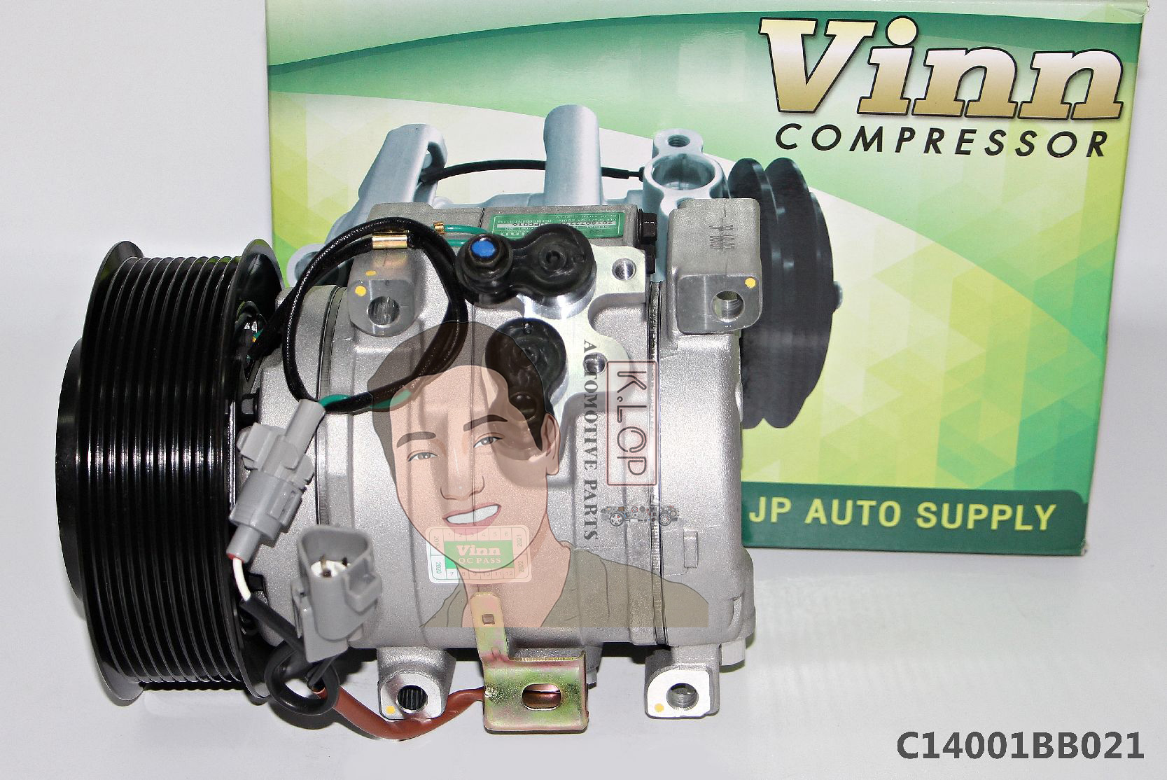 C14001BB021 คอมแอร์ยี่ห้อ Vinn (10S15C HINO 10PK 24V ออกขวา (มีสวิทซ์ใต้ท้อง))