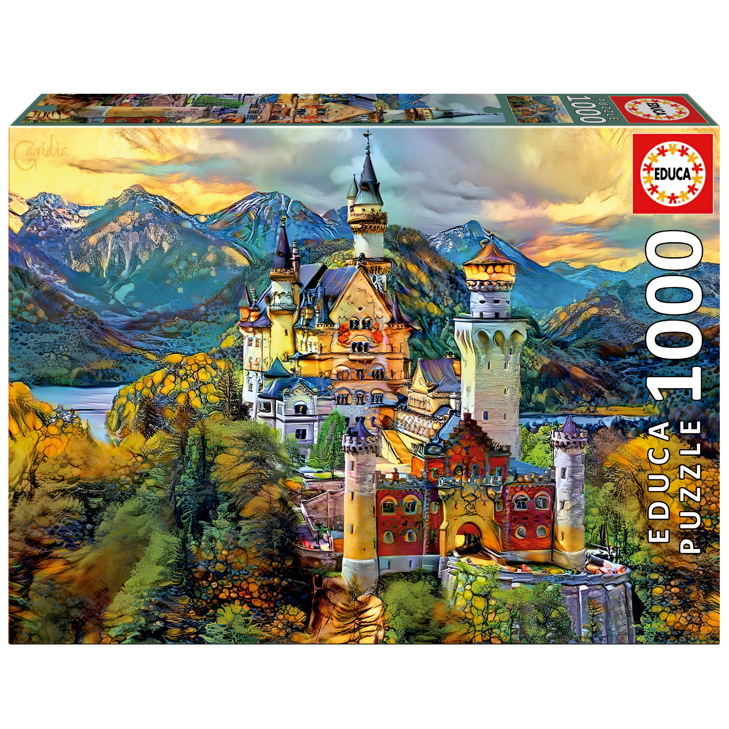 Educa - Neuschwanstein Castle by Pedro Gavidia 1000 pcs.