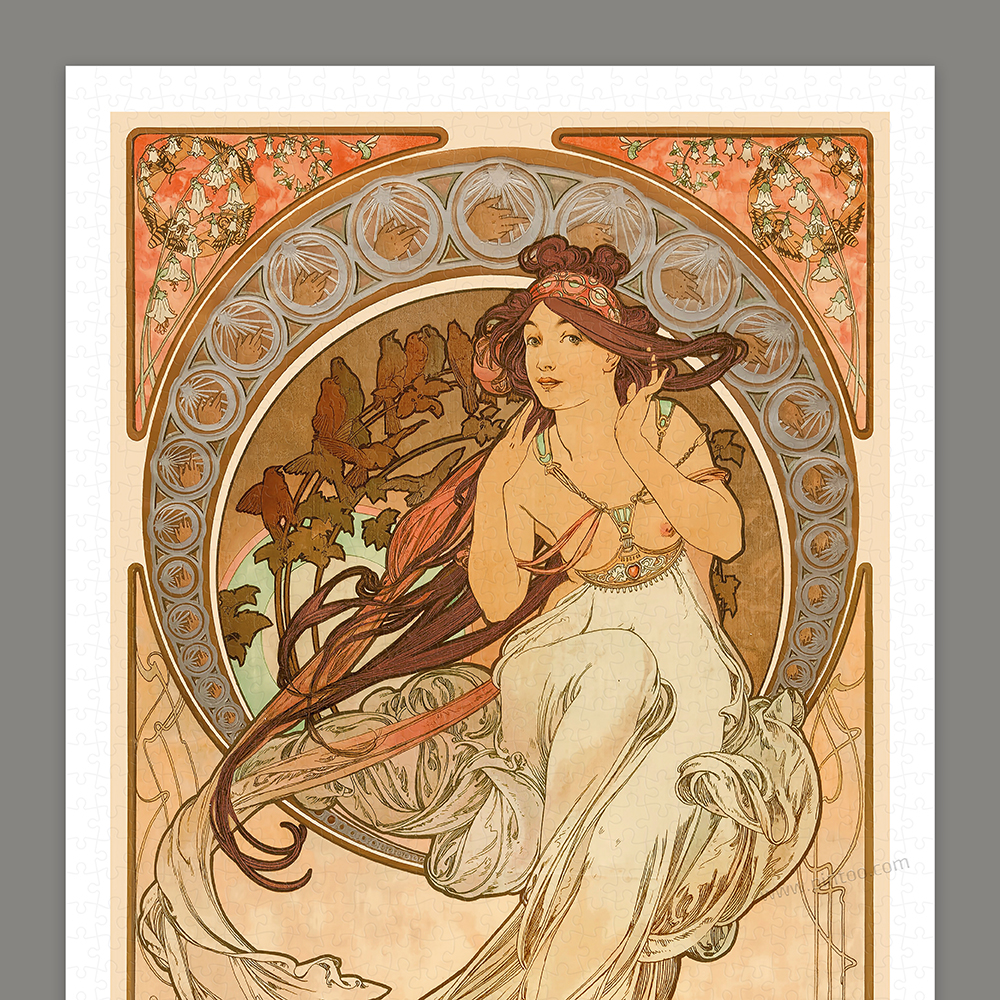 Pintoo - The Arts : Music by Alphonse Mucha 1000 pcs.