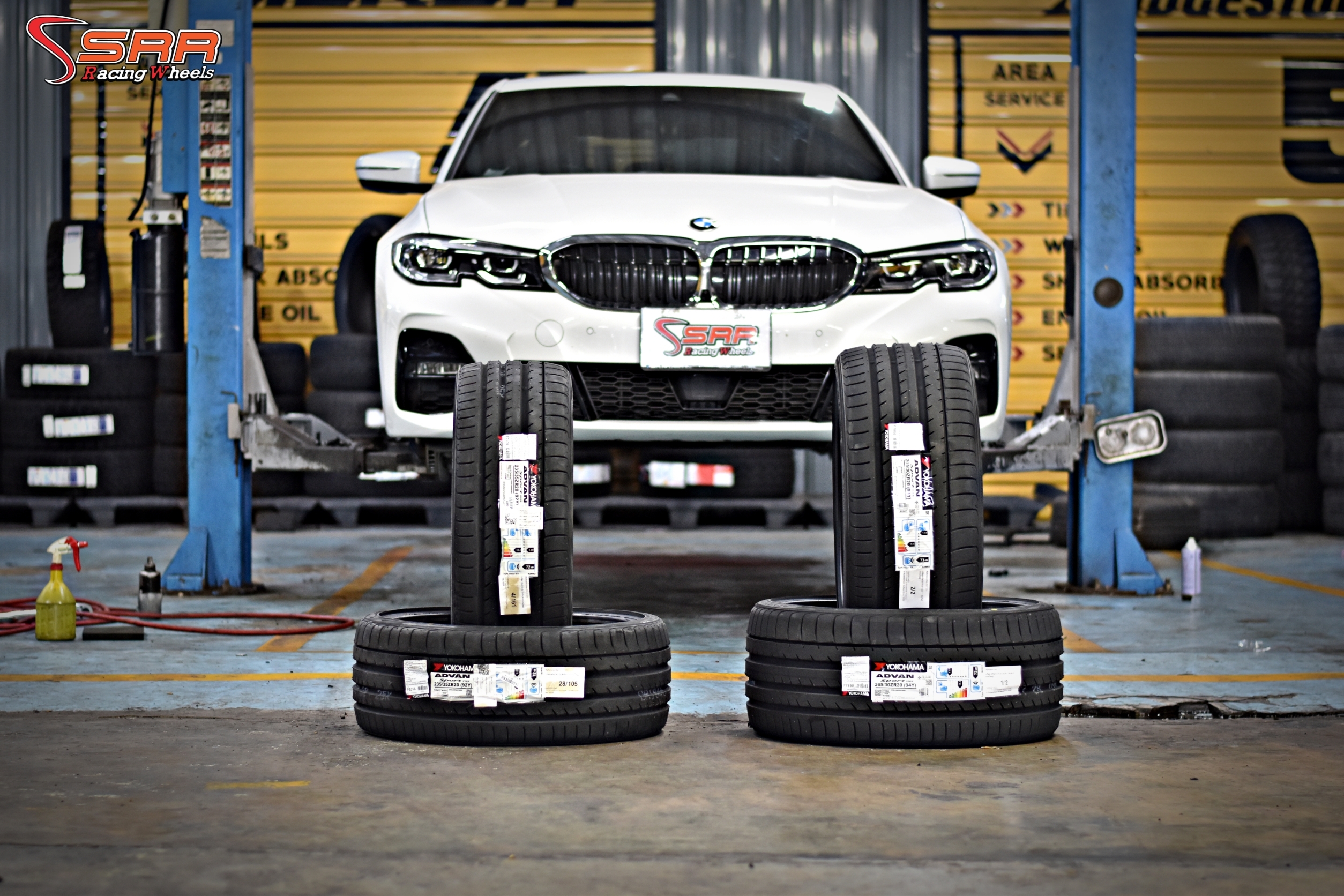 YOKOHAMA ADVAN SPORT V105 235/35ZR20 ยางใหม่ปี2021 ราคาพิเศษ