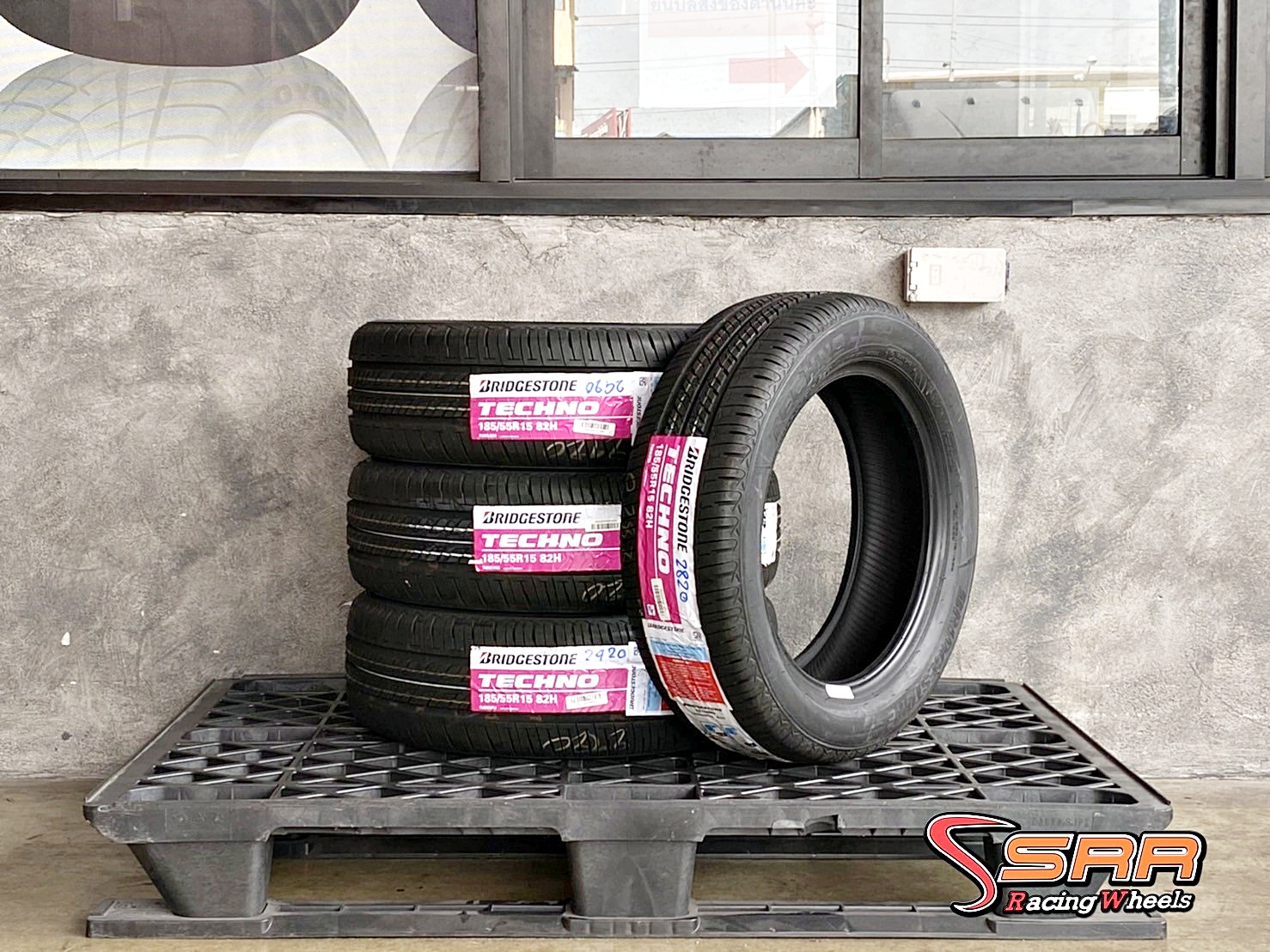 BRIDGESTONE TECHNO 185/55R15 ยางใหม่ ราคาพิเศษ
