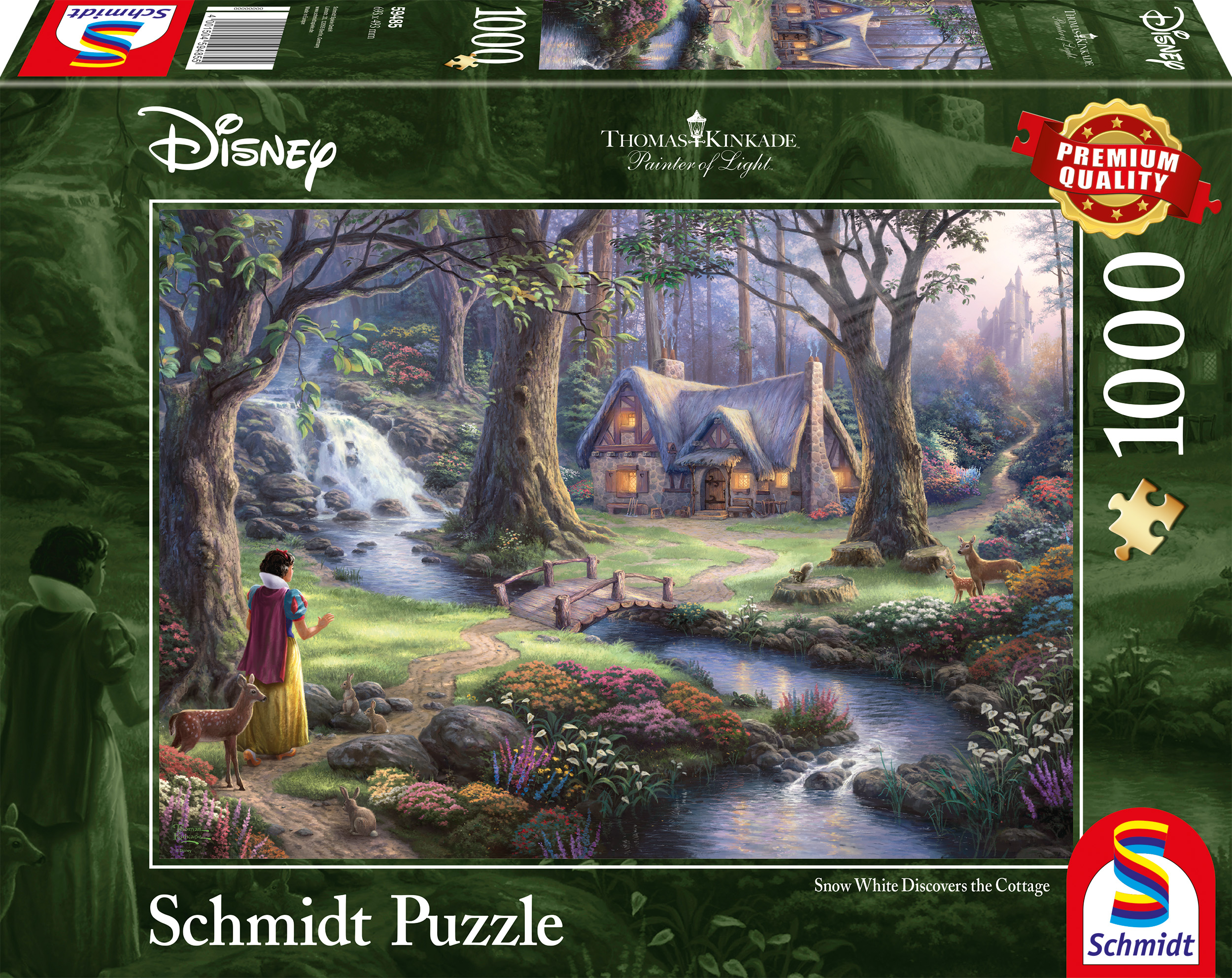 Schmidt - Disney : Snow White Discovers the Cottage by Thomas Kinkade 1000 pcs.