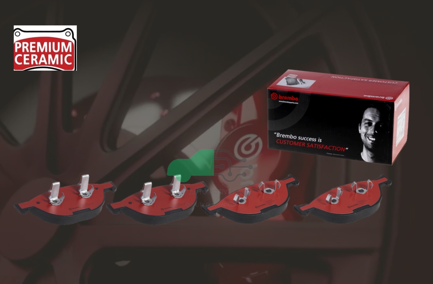 P06 066N ผ้าเบรกหน้า (แท้ BREMBO รุ่น Ceramic) BMW 5 E60 (M5), 6 E63 (M6) 03-10/7 E65/66 (730i 735i 745i 750i 760i 745d)