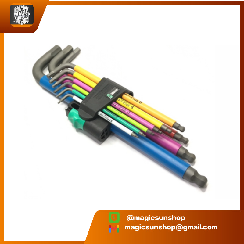 WERA ประแจแอล wrench set / WERA 950 SPKL ดำ