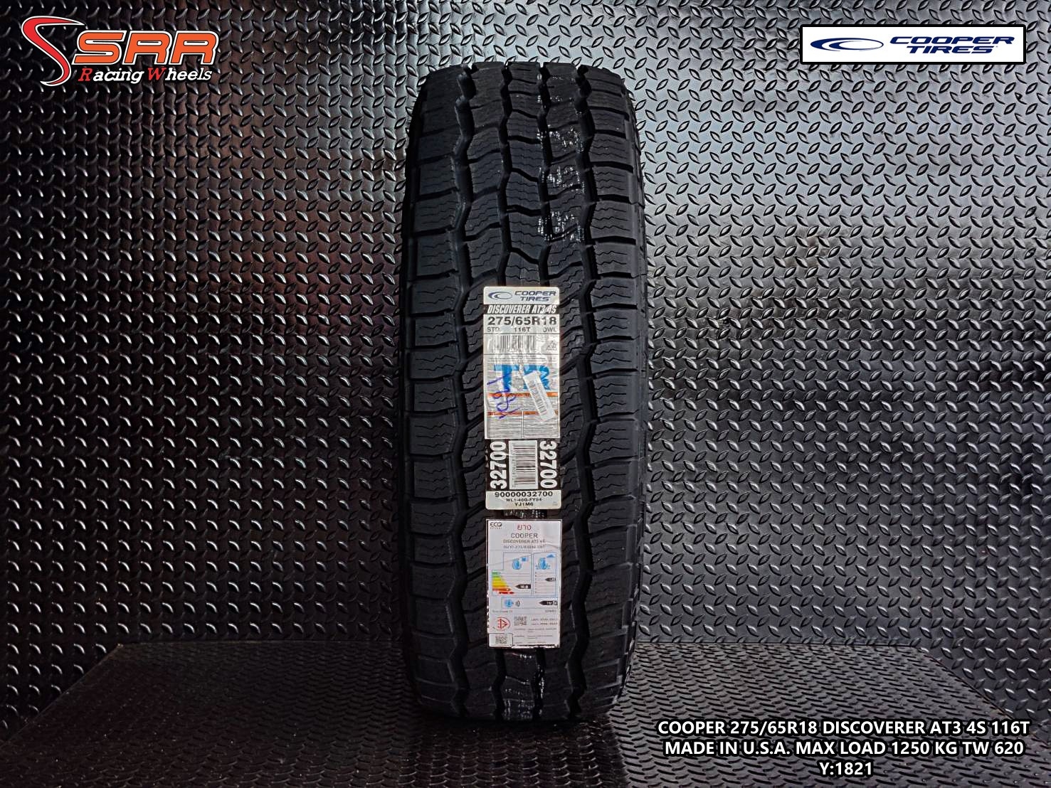 COOPERTIRES DISCOVERER AT3 4S 275/65R18 ยางใหม่ ปี2021 ราคาพิเศษ