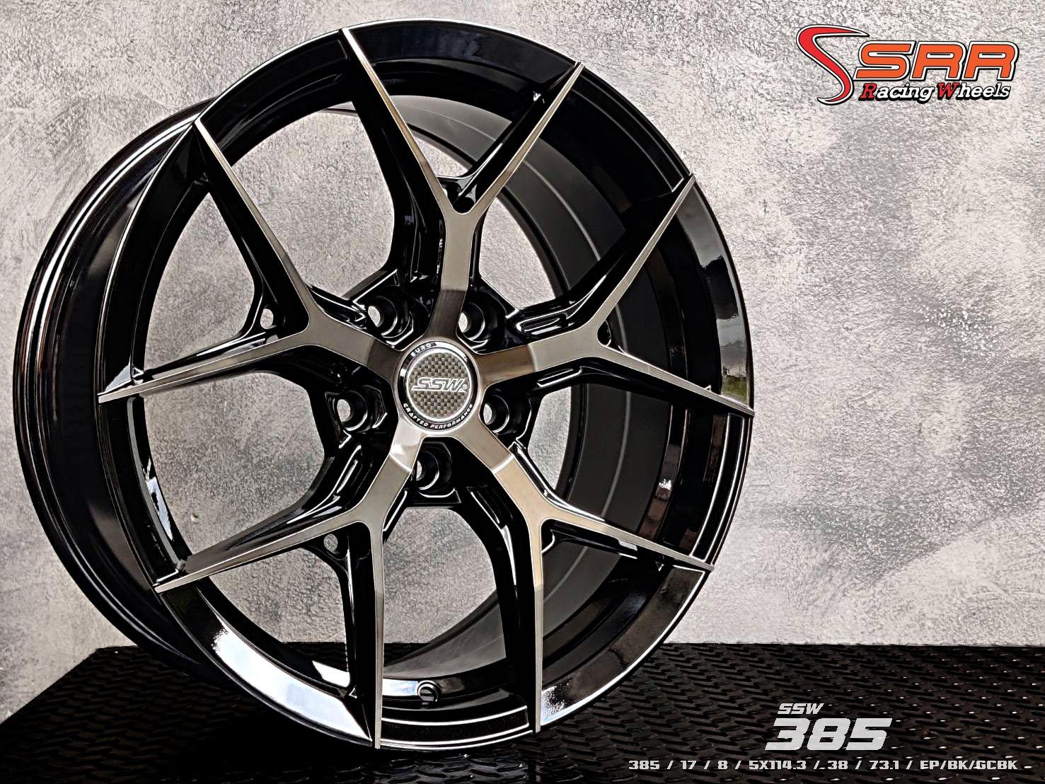 SSW385 ขอบ17 5x114.3 ET38 ล้อไทย มีทั้งหมด 5สี ราคาพิเศษ