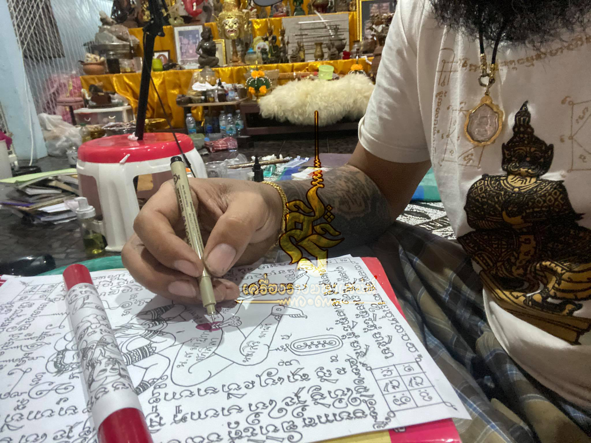 พิธีเทียนรักเสน่ห์หา อาจารย์เดี่ยว สุทธิกาโร สระแก้ว