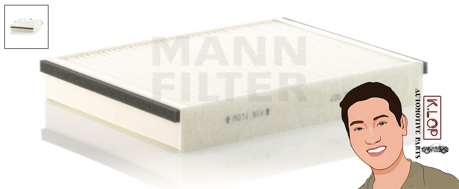CU25007 ไส้กรองแอร์ (VOLVO) V40 II / V40 Cross Country : B41, B42, B52, D41, D42 // Focus III 1.5-2.0 : MANN-FILTER แท้นำเข้ายุโรป