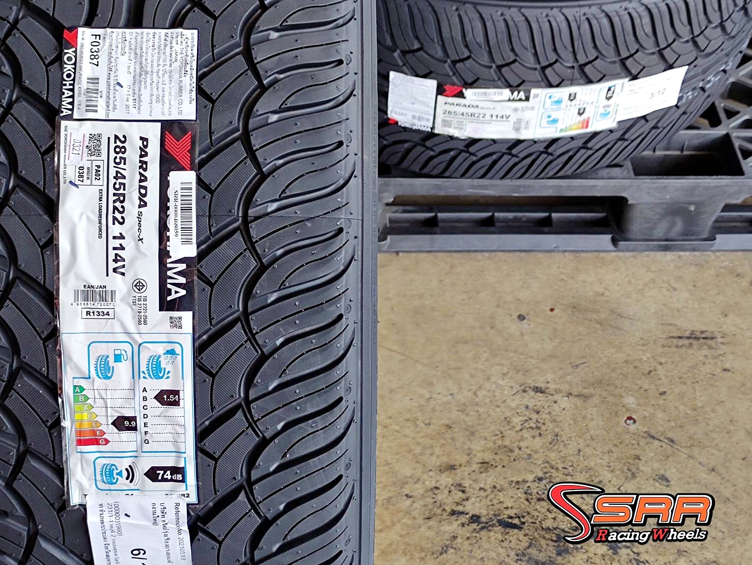 YOKOHAMA PARADA Spec-X 285/45R22 ยางใหม่ปี2021 ราคาพิเศษ