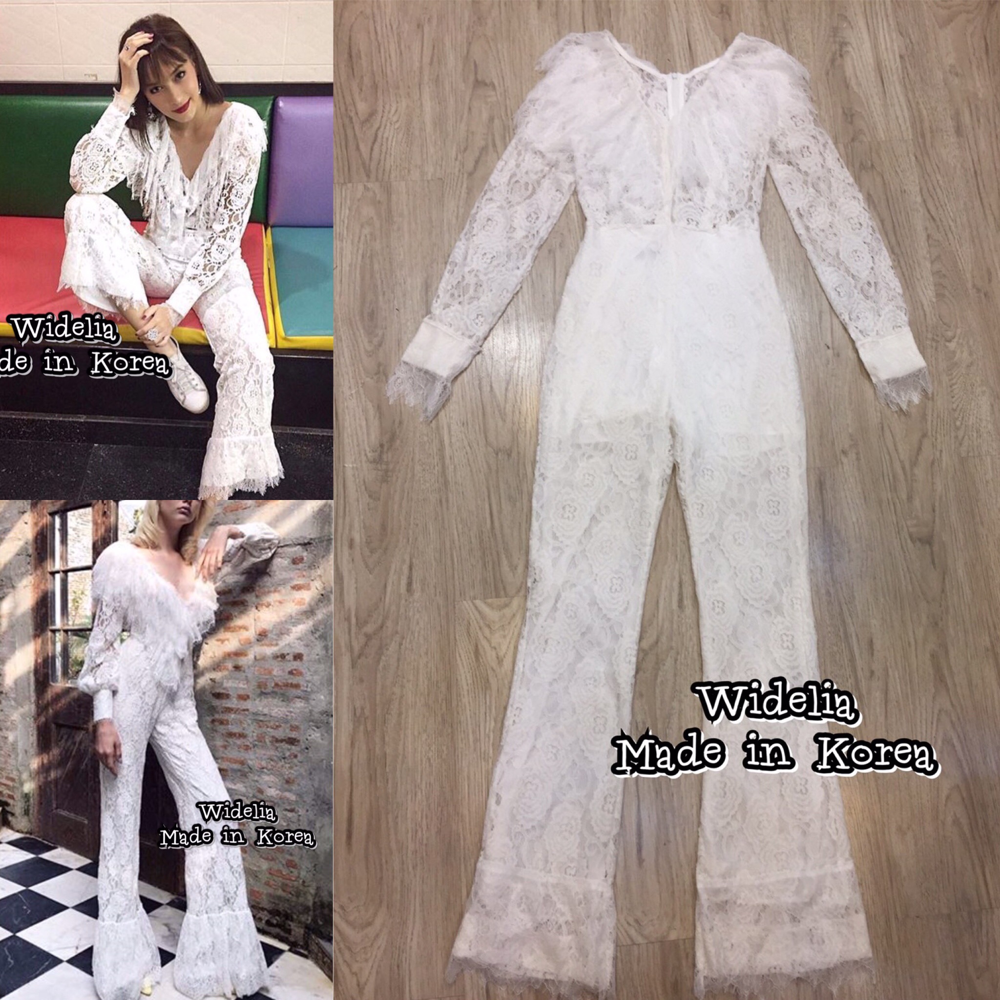 *พร้อมส่ง*Landmee' Jumpsuit :: จั้มสูทลูกไม้ตัวสวยสุดอลัง