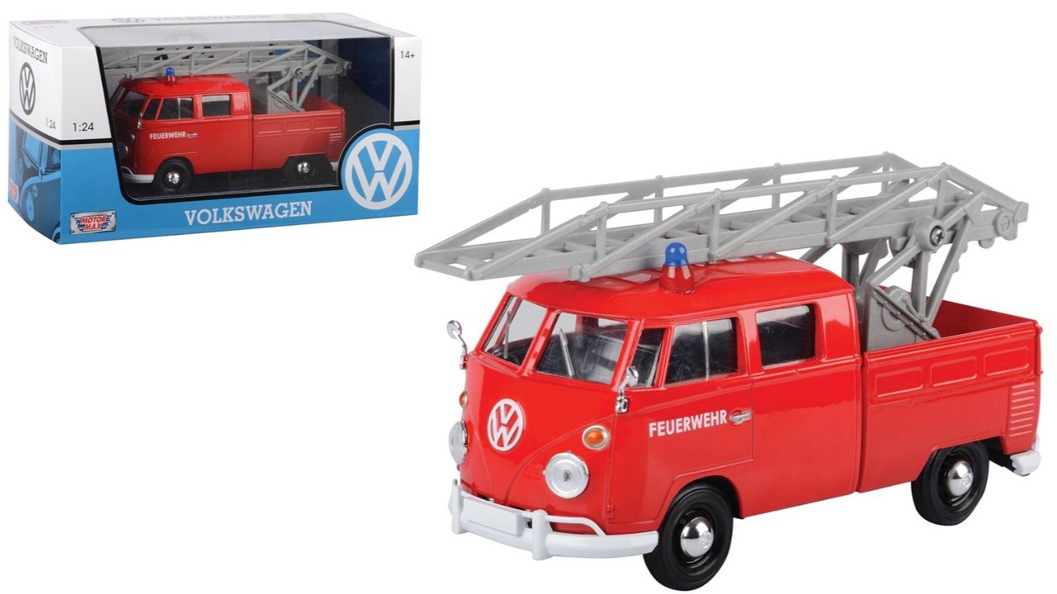 รถโฟล์คตู้ Volkswagen bus scale 1:24 โมเดลรถเหล็ก (ปลีก-ส่ง)