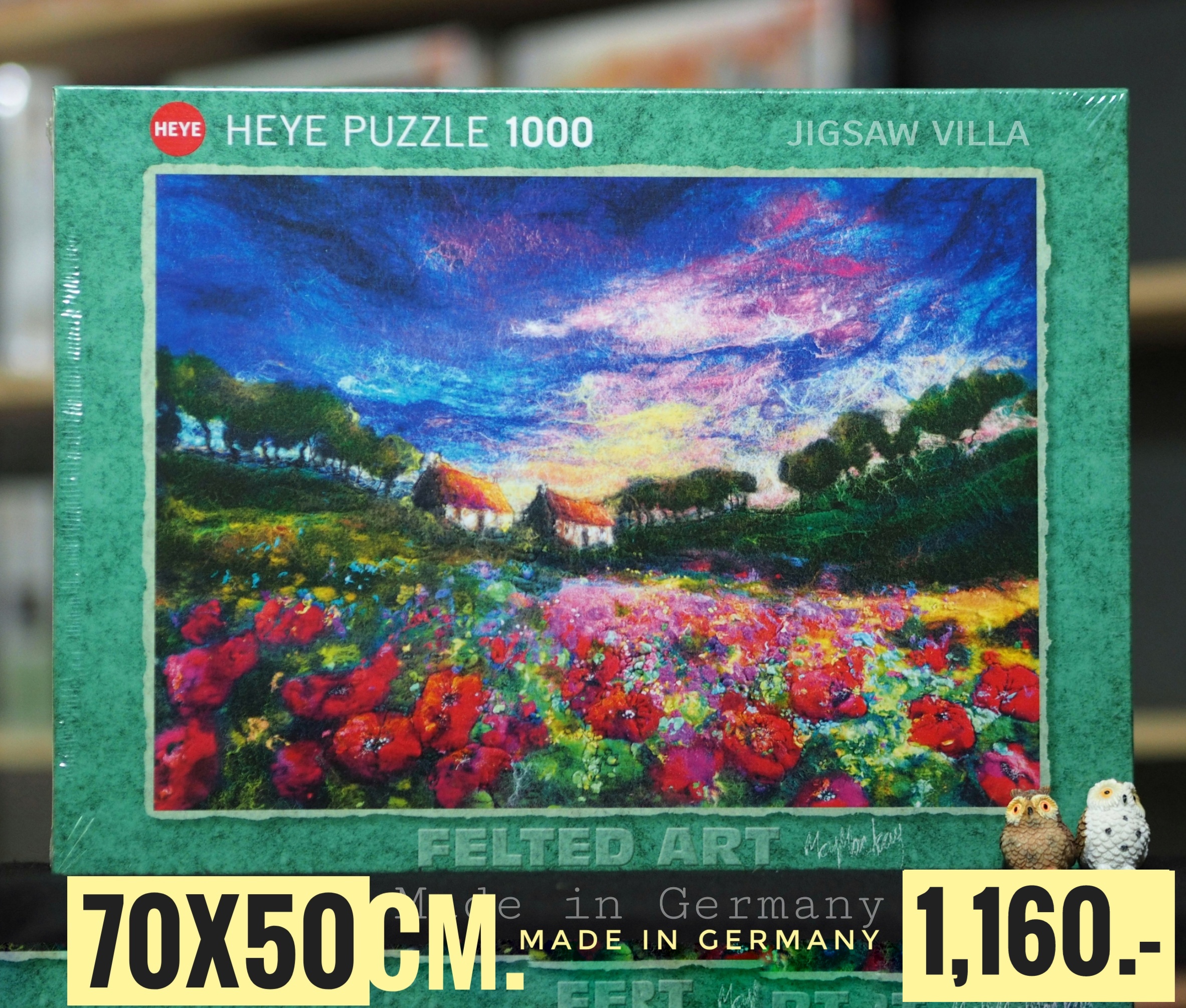 HEYE - Felt Art : Sundown Poppies by Moy Mackay 1000 pcs.