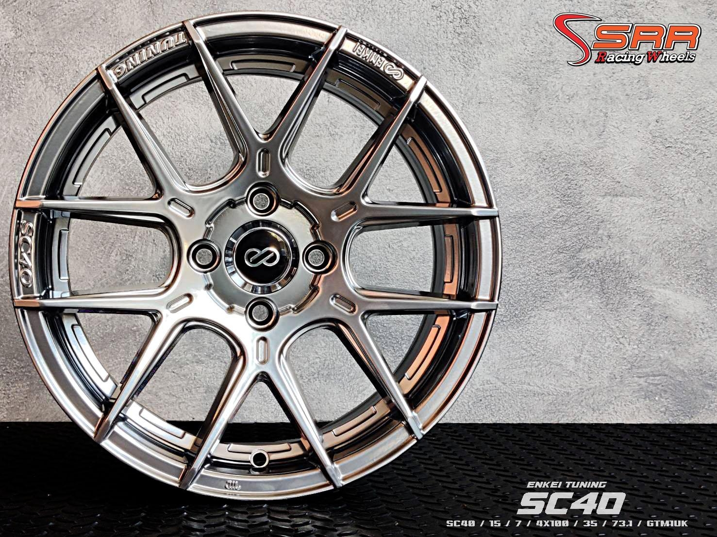 ENKEI TUNING SC40 ขอบ15 4x100 ET35 GTM1UK ราคาพิเศษ