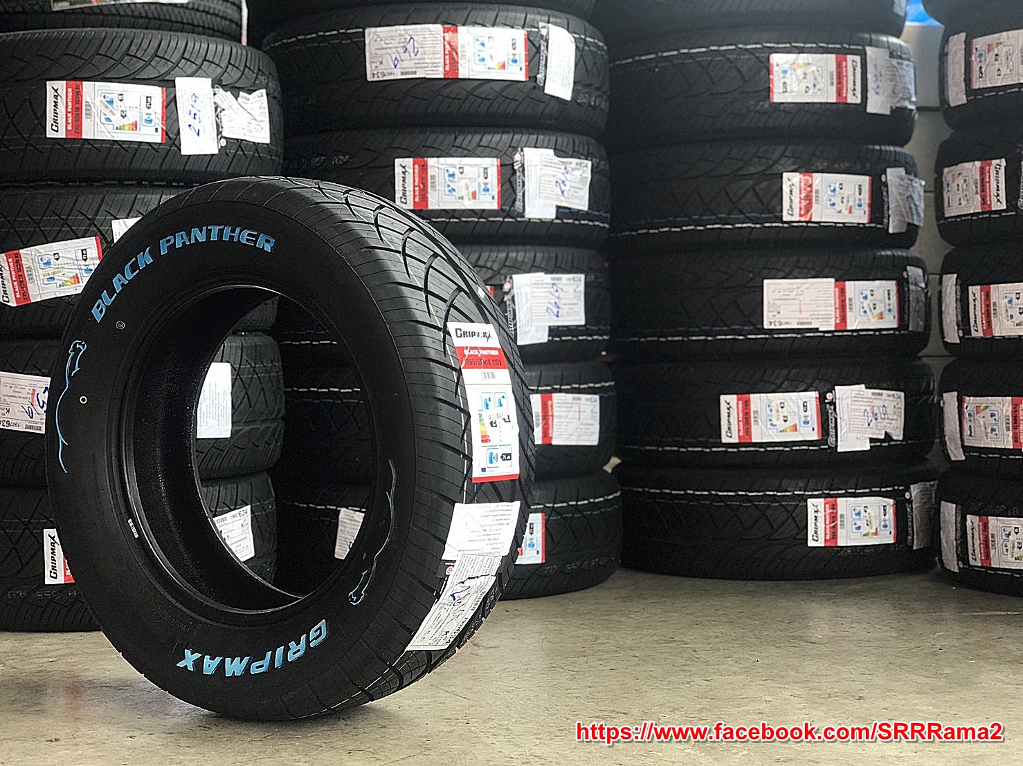 GRIPMAX BLACK PANTHER 265/60R18 ยางใหม่ขอบขาว