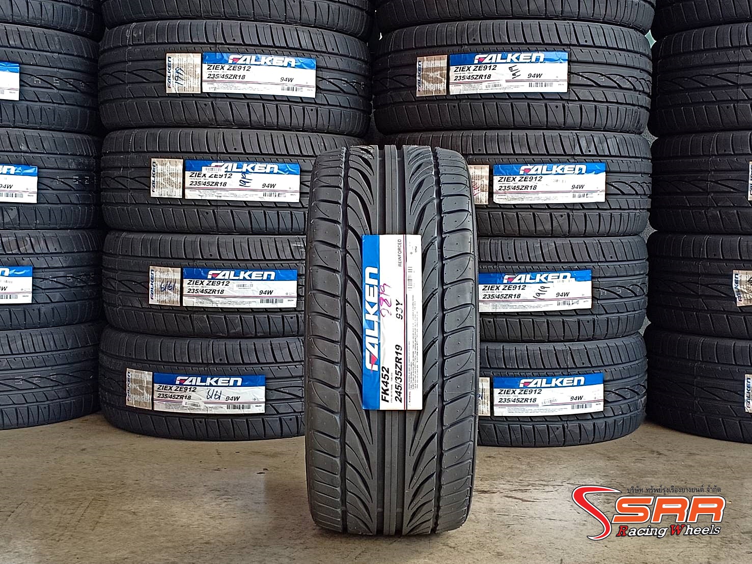 FALKEN FK452 245/35ZR19 ยางญี่ปุ่น ยางใหม่ปี19 ราคาพิเศษ