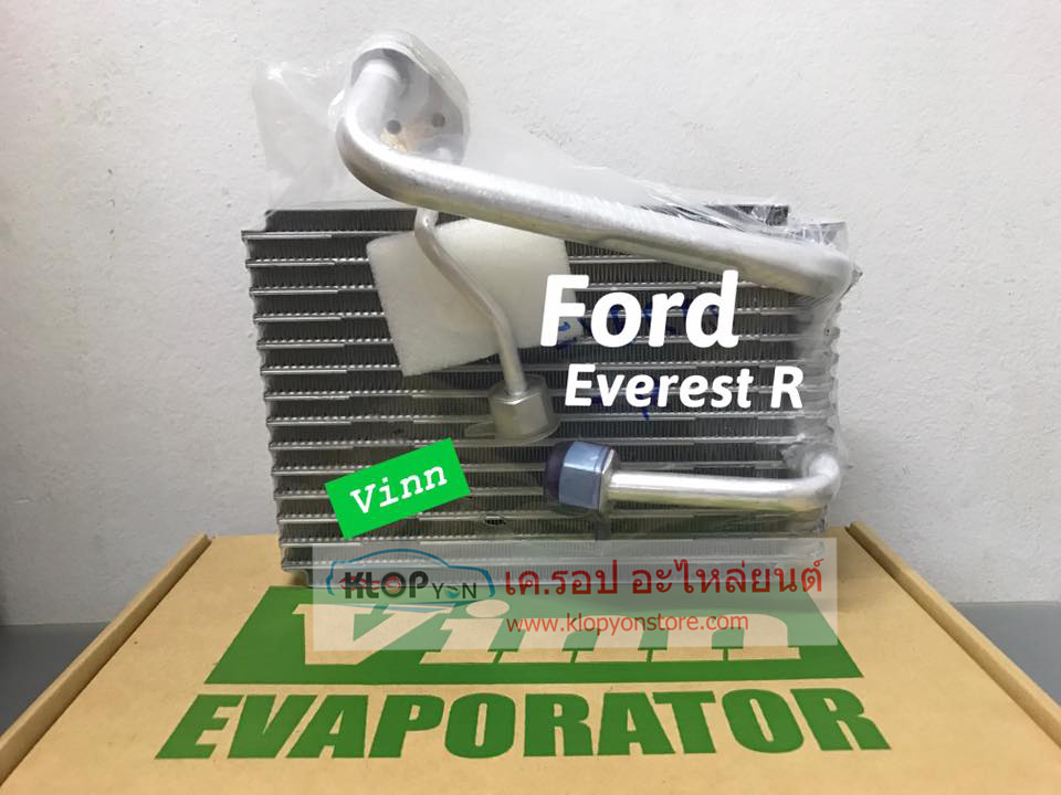 EVA111120 แผง-คอยล์เย็น แอร์ (ยี่ห้อ JPremium,Vinn) FORD EVEREST R. (ตู้หลัง)