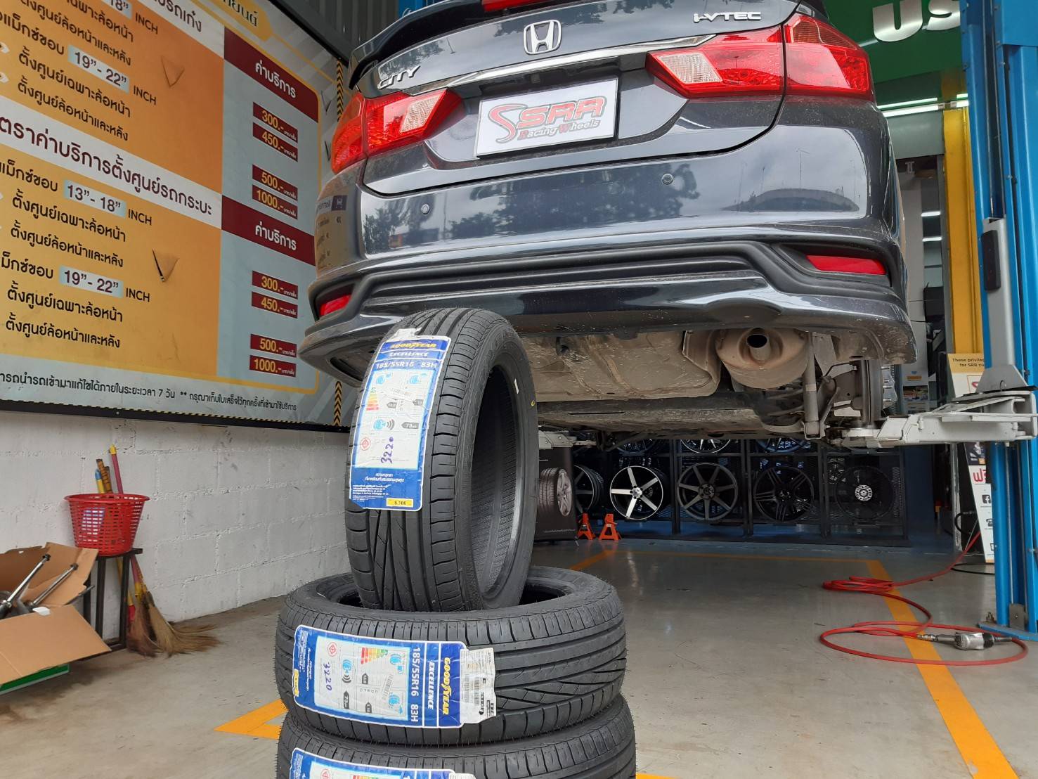 GOODYEAR EXCELLENCE 185/55R16 ยางใหม่ปี20 ราคาพิเศษ