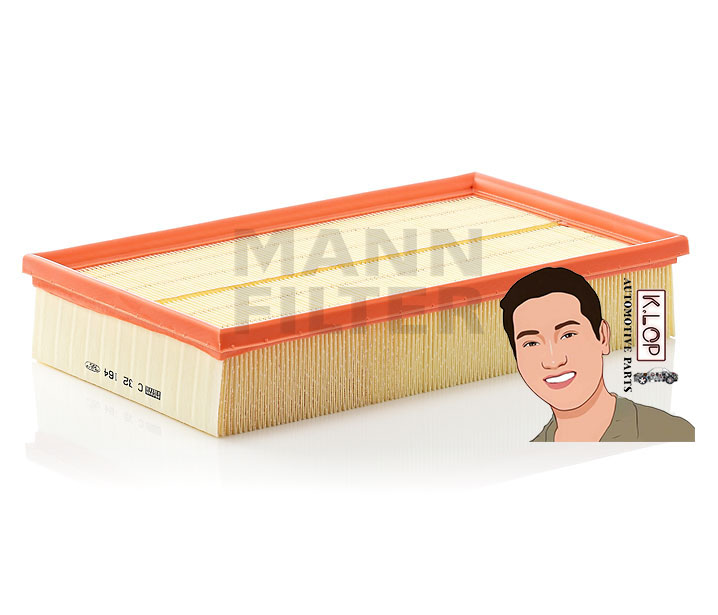 ไส้กรองอากาศ BENZ E200, E200 KOM, E280, E320 (W210) : MANN-FILTER***งานพรีเมี่ยมแท้นำเข้ายุโรป (C32164)