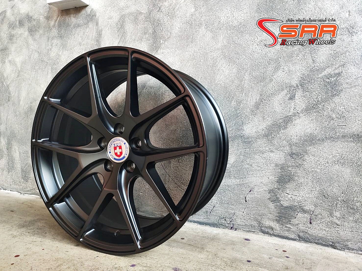 HRE TKHR ขอบ17 ET30 5x100 BLACK-FLAT