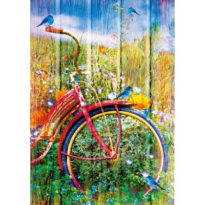 Bluebird Puzzle - Bluebirds on a Bicycle 1000 pcs.