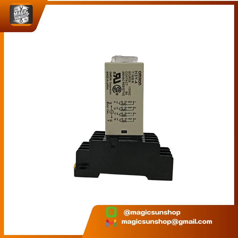 OMRON Timer 110VAC 30S (China) H3Y-4