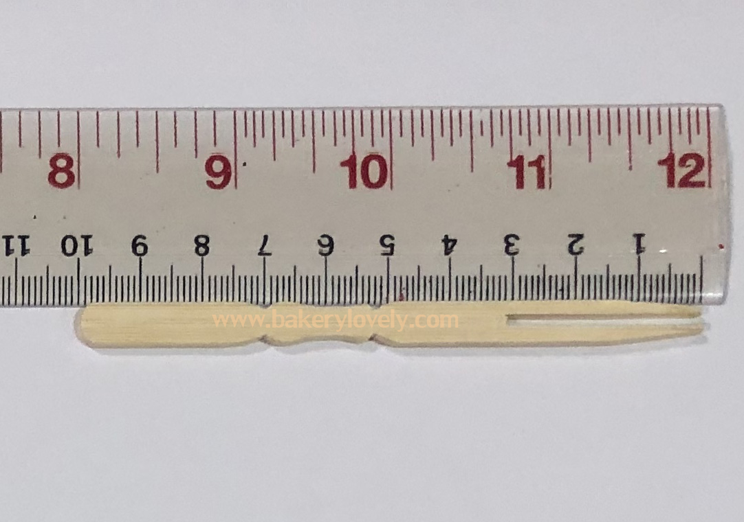 ส้อมไม้ 10 cm