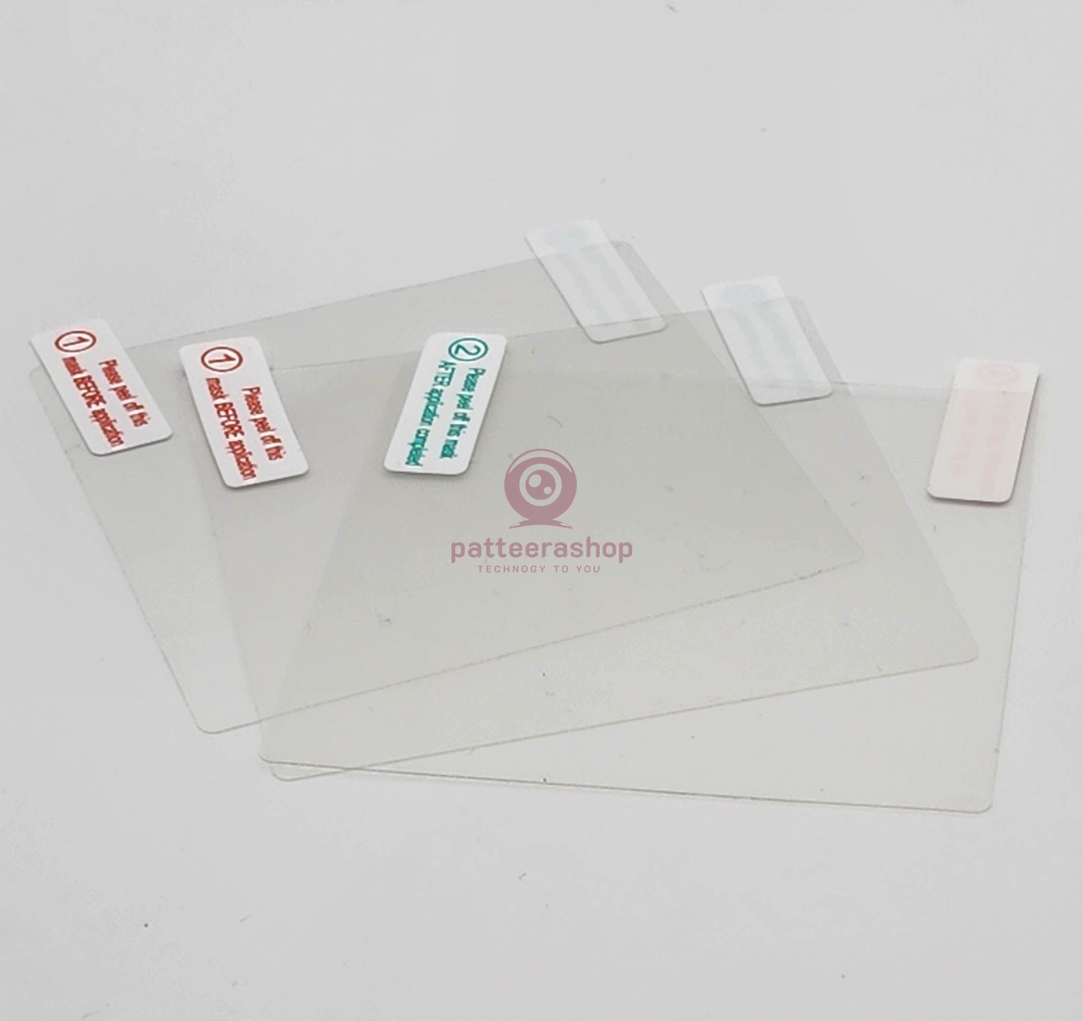 แผ่นฟิล์มใสสูญญากาศ electrostatic film (แพค3ชิ้น) 8x8 ซม. ใช้สำหรับ ติดกล้องติดรถยนต์ หรือ Easy Pass