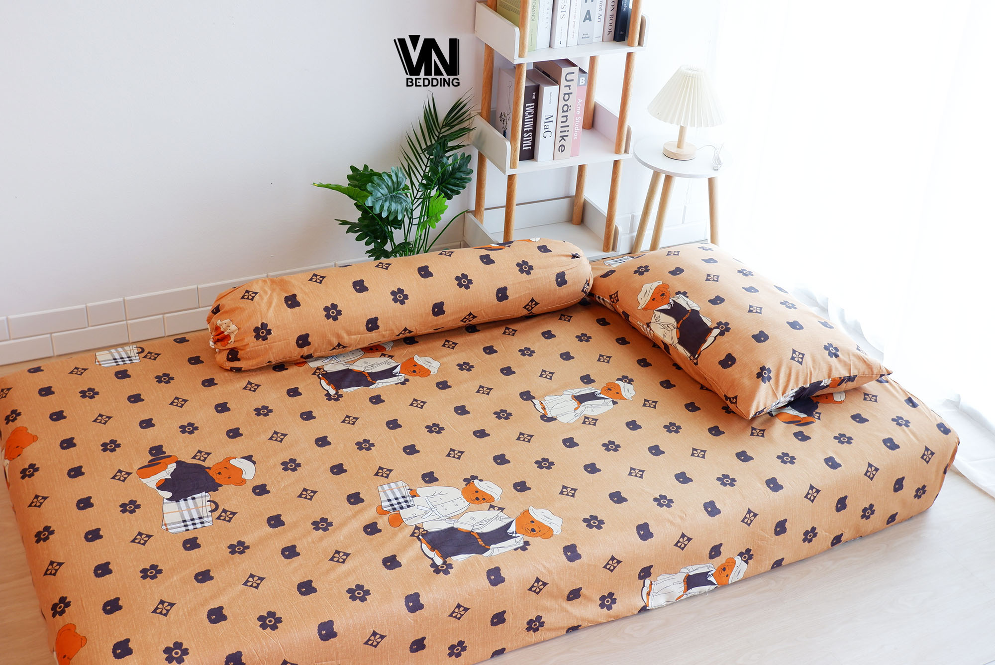 ชุดผ้าปูที่นอนครบเซ็ต 3.5 ฟุต (10 ชุด ) #มียางรัดมุม 360 องศา งานพรีเมี่ยม