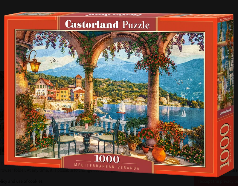 Castorland - Mediterranean Veranda 1000 pcs.
