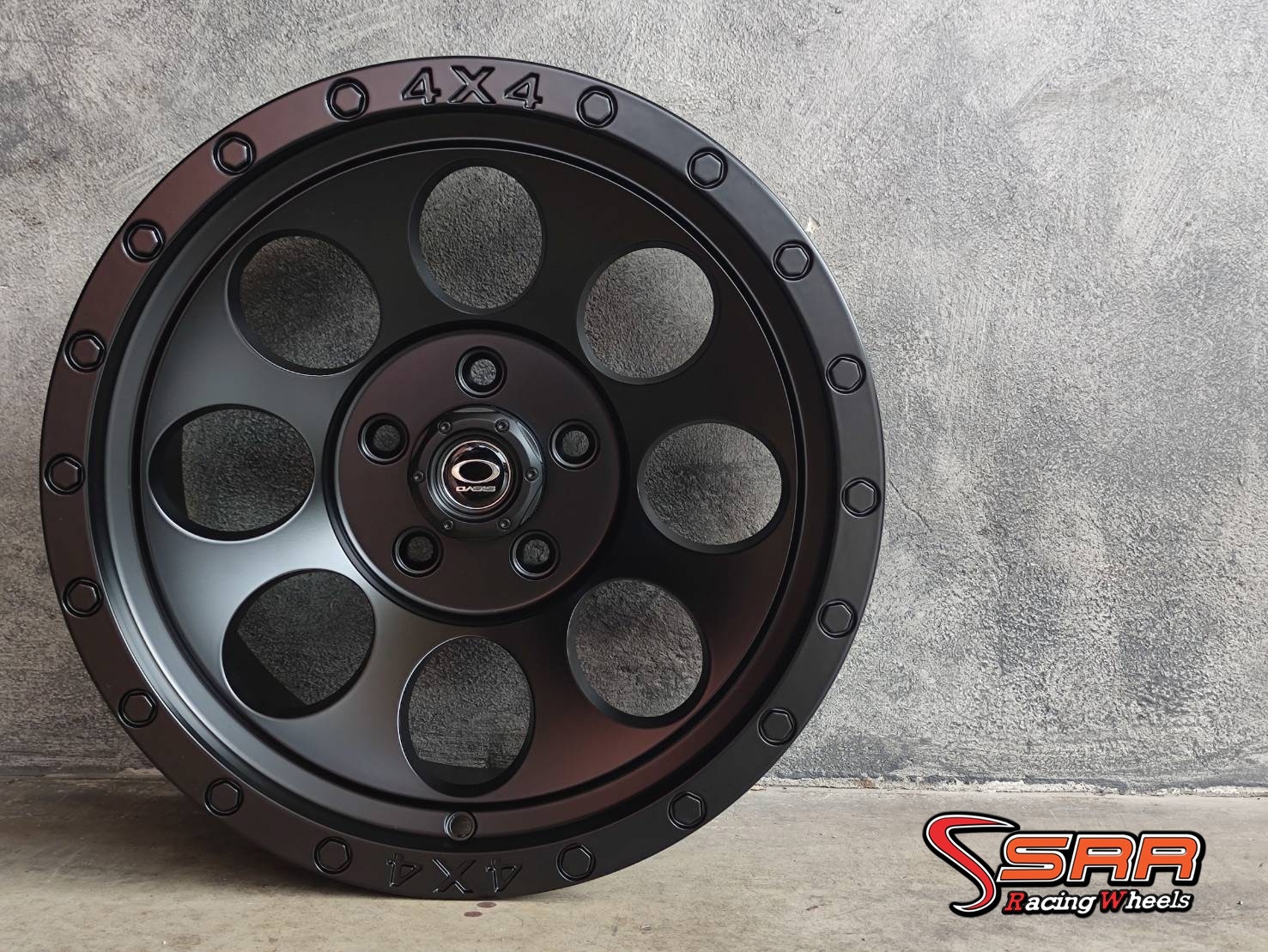 OASIS 885 ลายหยดน้ำ 16x8 5H114.3 ET0 MATT BLACK