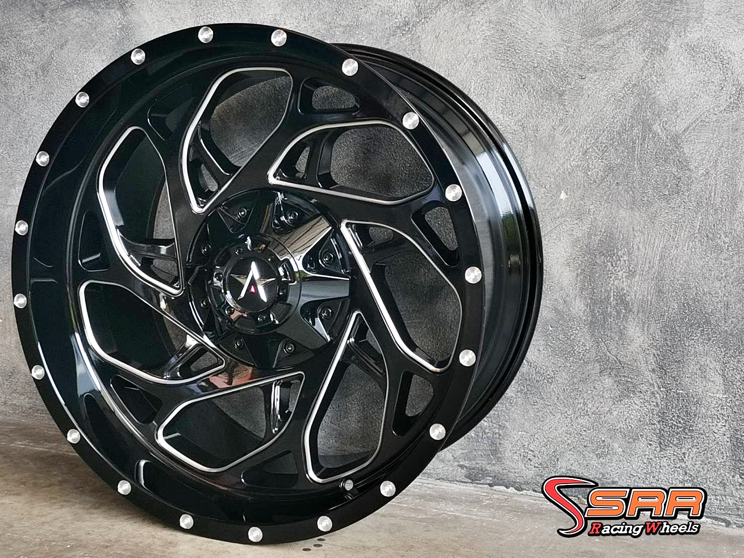 OASIS OW036 20x10 6H139.7 ET-18 BLACK-MILLED ราคาพิเศษ