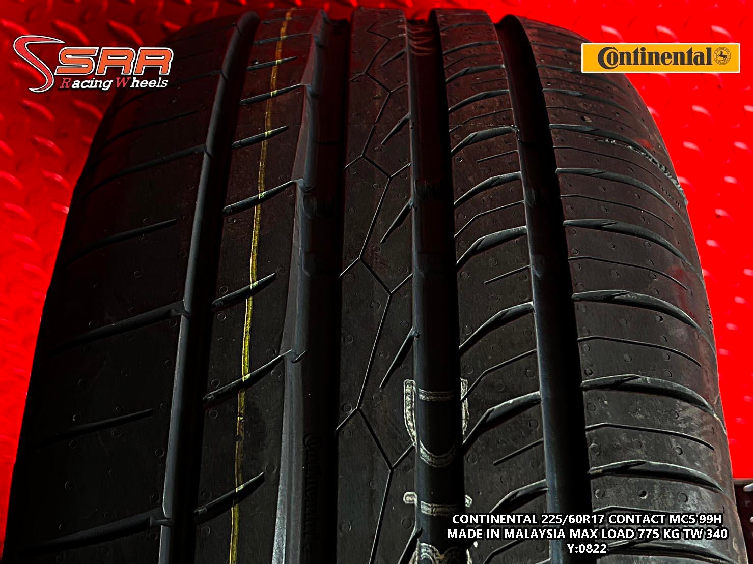 Continental ContiMaxContact MC5 225/60R17 ยางใหม่ ลดราคาพิเศษ
