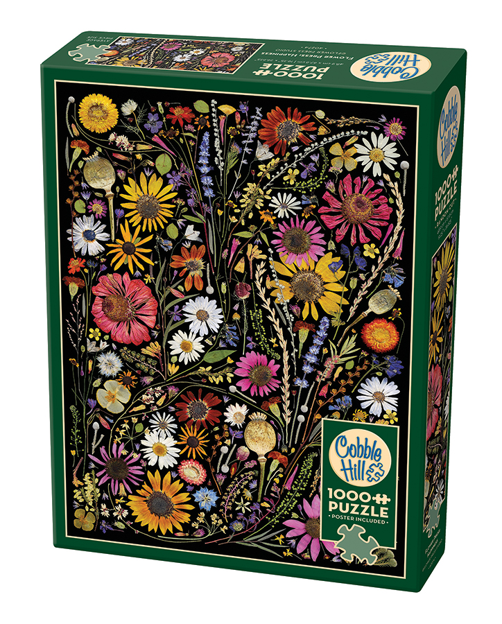Cobble Hill - Flower Press : Happiness by Flower Press Studio 1000 pcs.