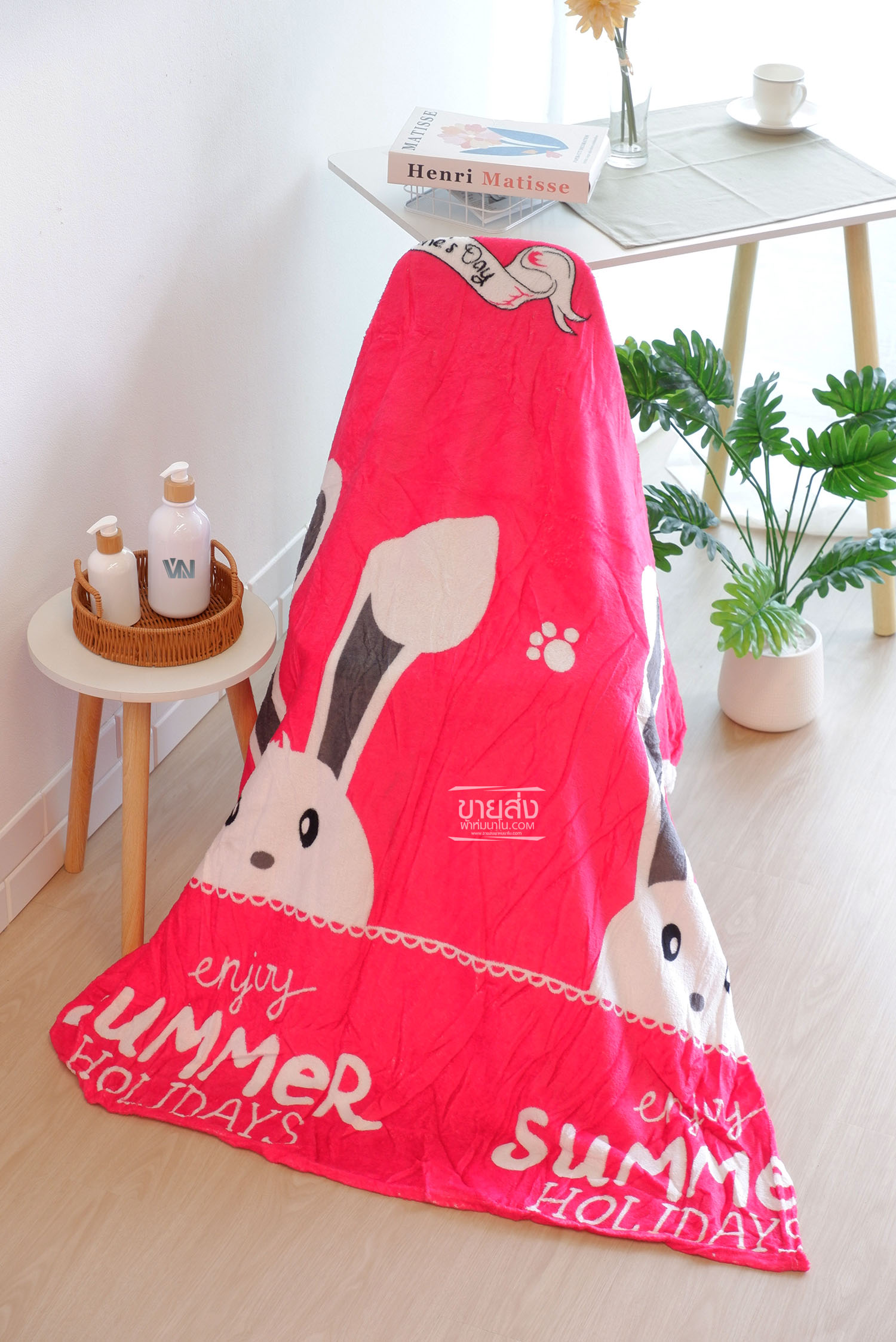 ผ้าห่มนาโนส่ง 59 บาทลายการ์ตูน 4 ฟุตรุ่นบาง 100ผืน