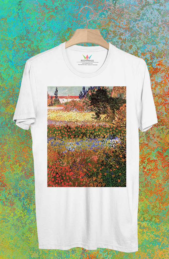 BP703 เสื้อยืด Flowering Garden