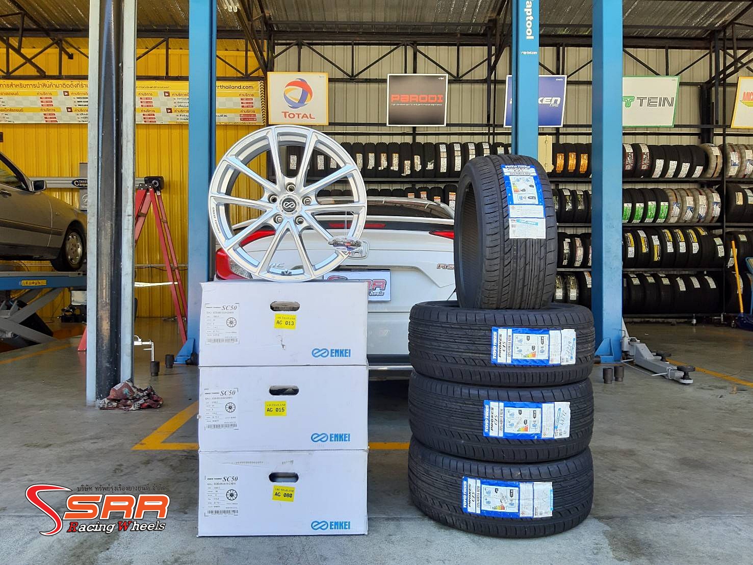 ENKEI TUNING SC50 ขอบ18 5H114.3 ET35 GHB1K
