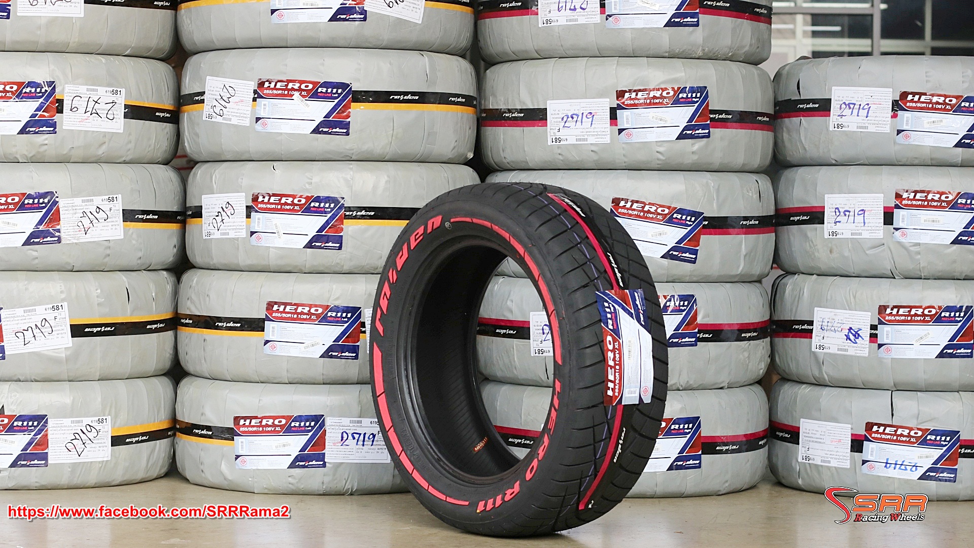 RAIDEN HERO R111 255/50R18 ยางขอบแดง ลดราคาพิเศษ